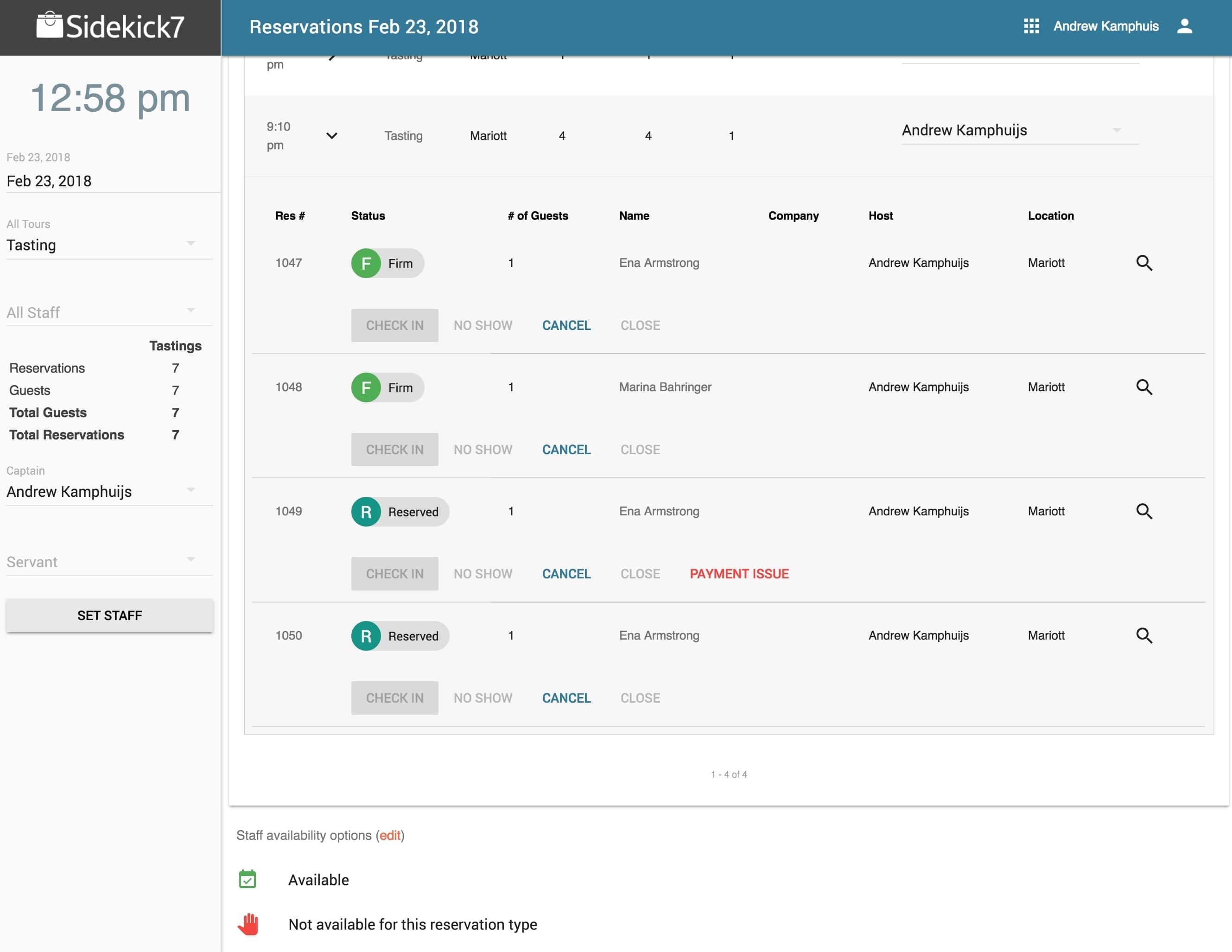 The work involved front end screen implementation, forms, validation, backend implementation with Node and Mongo, and writing tests.