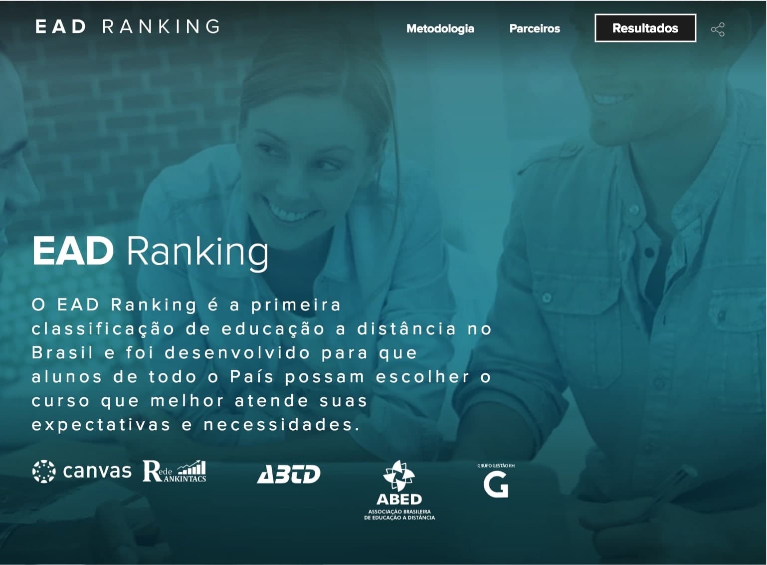 Sherlock Communications criou uma campanha para Instrucure, a fim de destacar seus serviços educacionais. A campanha tinha um ranking e selecionava a melhor instituição de ensino do Brasil.