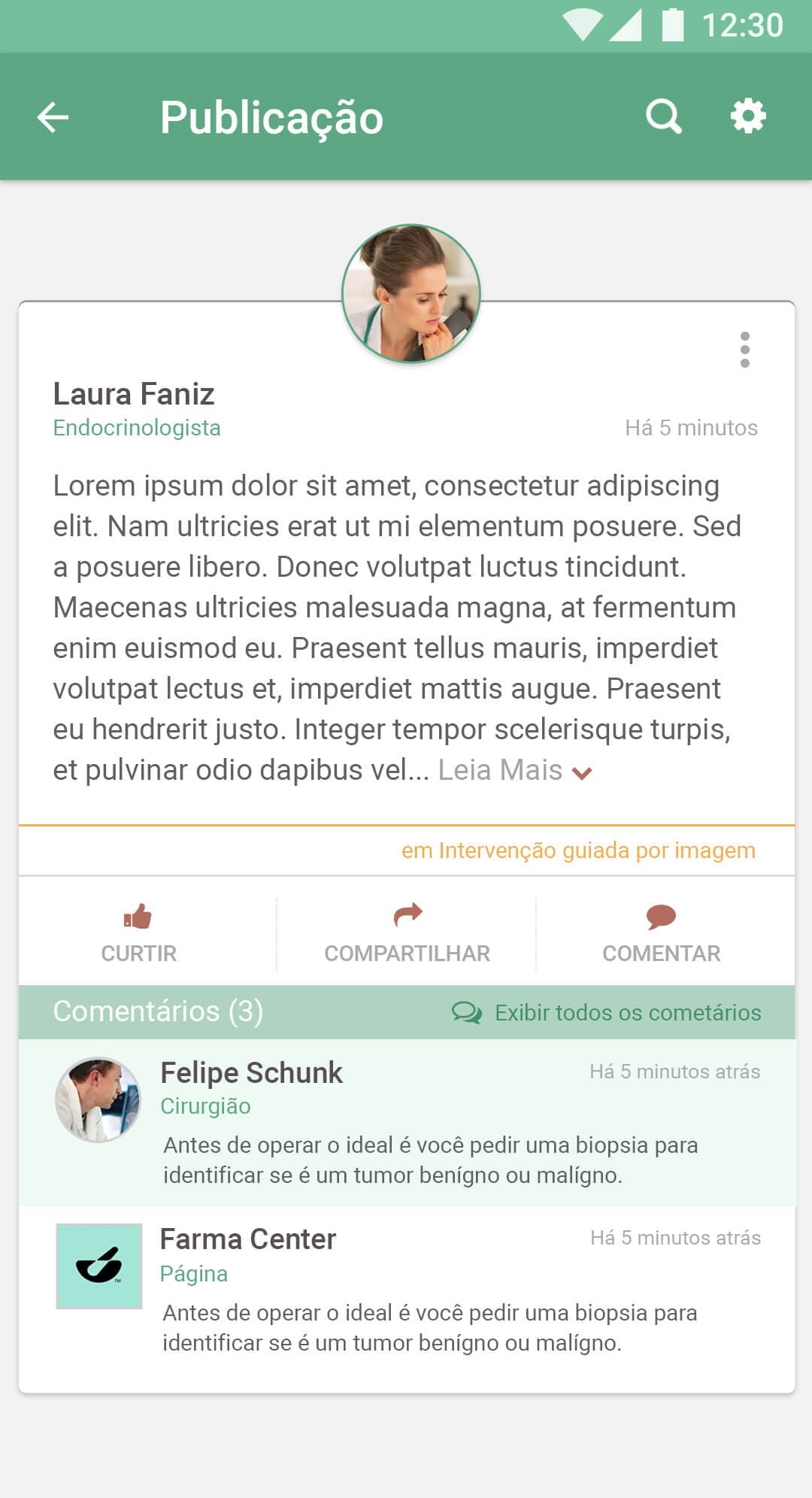 The mobile app was built using react-native and covered all of the web functionalities.