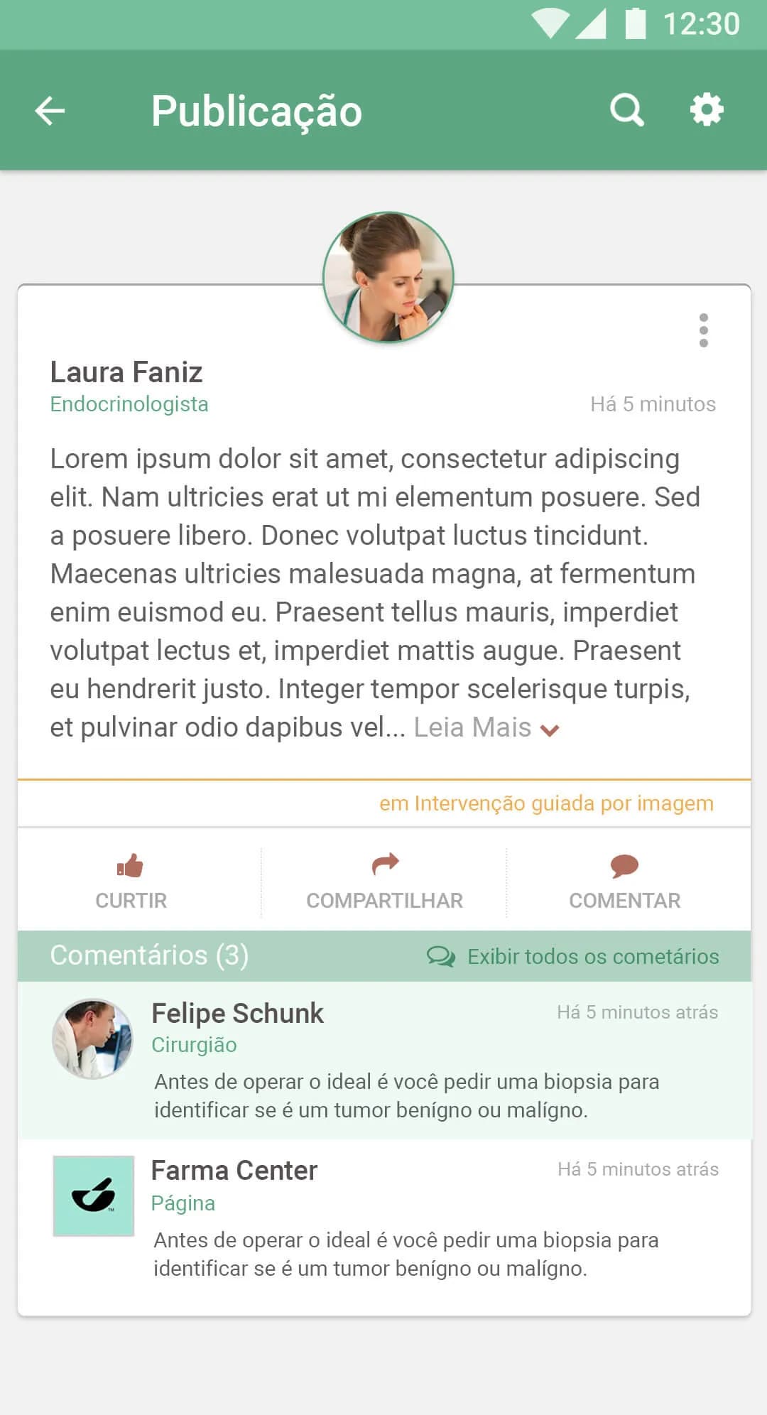 The mobile app was built using react-native and covered all of the web functionalities.